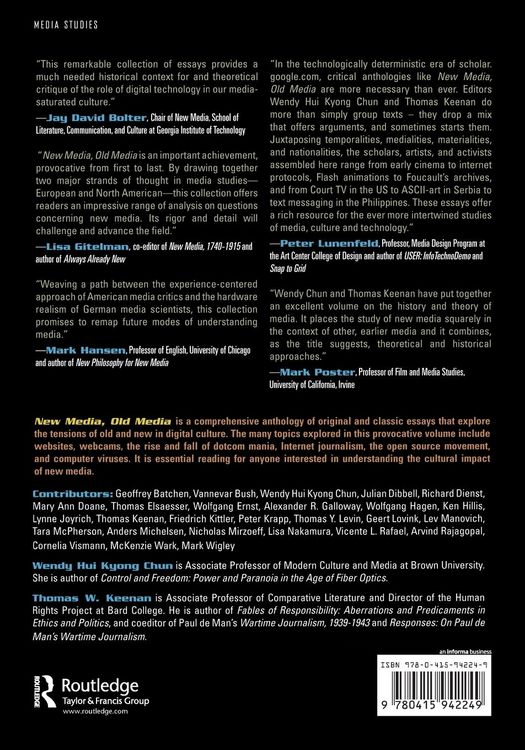 Produktbild: New Media, Old Media