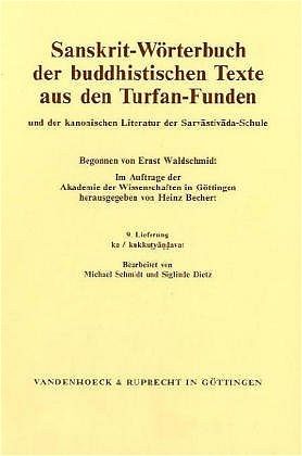 Produktbild: Sanskrit-W&ouml;rterbuch der buddhistischen Texte aus den Turfan-Funden. Lieferung 9