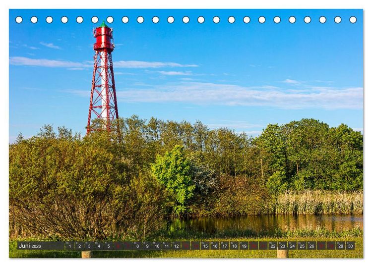 Produktbild: Tour de Ostfriesland (Tischkalender 2026 DIN A5 quer), CALVENDO Monatskalender