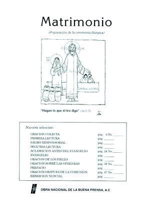 Produktbild: Matrimonio: Preparacion Para La Ceremonia Liturgica = Matrimonio