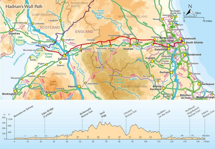 Produktbild: Hadrian's Wall Path