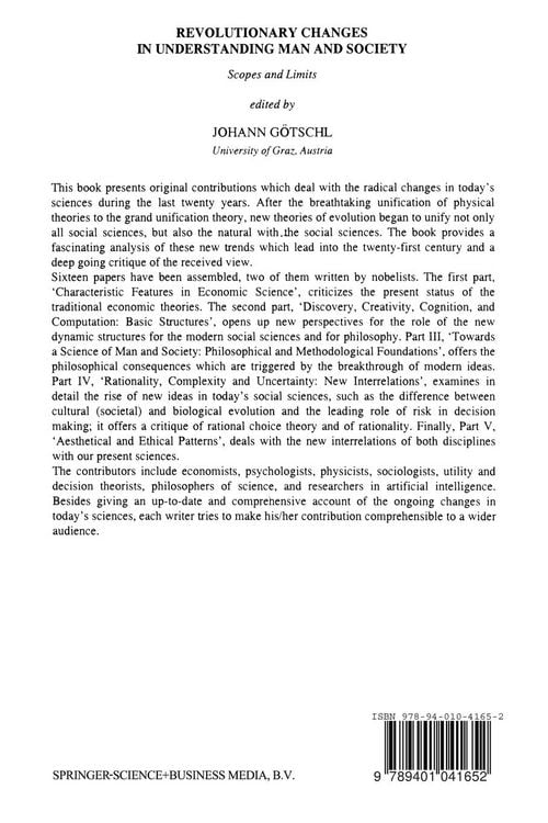Produktbild: Revolutionary Changes in Understanding Man and Society