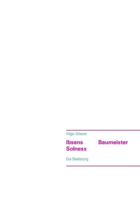 Produktbild: Ibsens Baumeister Solness