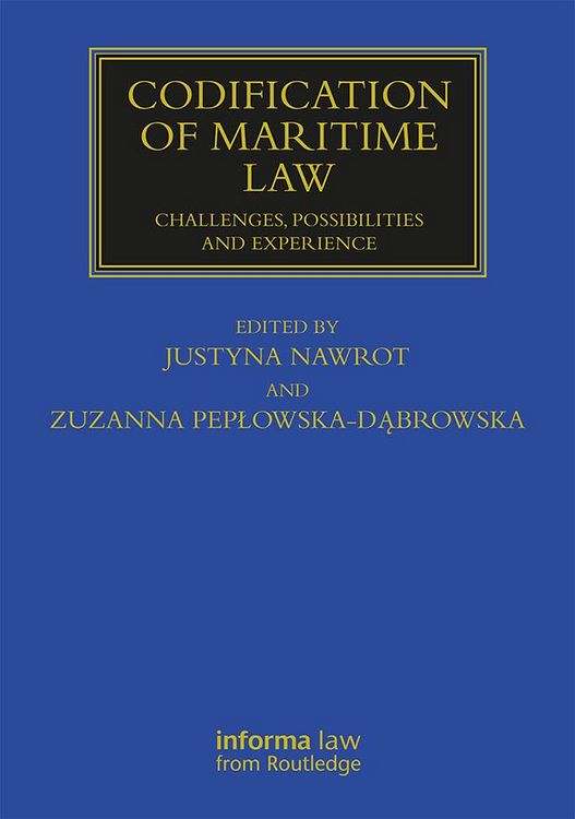 Produktbild: Codification of Maritime Law