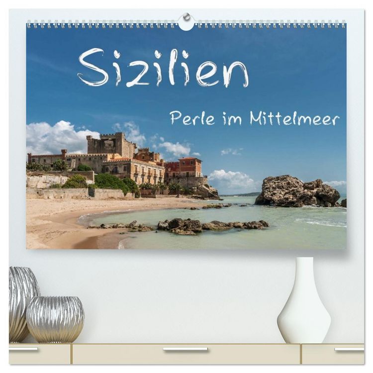 Produktbild: Sizilien - Perle im Mittelmeer (hochwertiger Premium Wandkalender 2026 DIN A2 quer), Kunstdruck in Hochglanz
