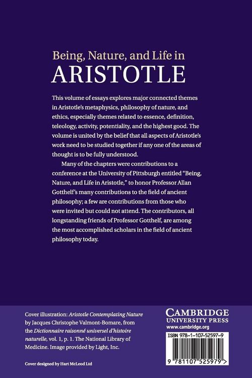 Produktbild: Being, Nature, and Life in Aristotle