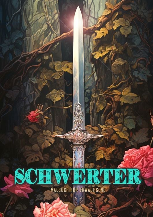 Produktbild: Schwerter Malbuch f&uuml;r Erwachsene