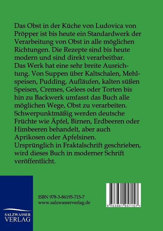 Produktbild: Das Obst in der K&uuml;che