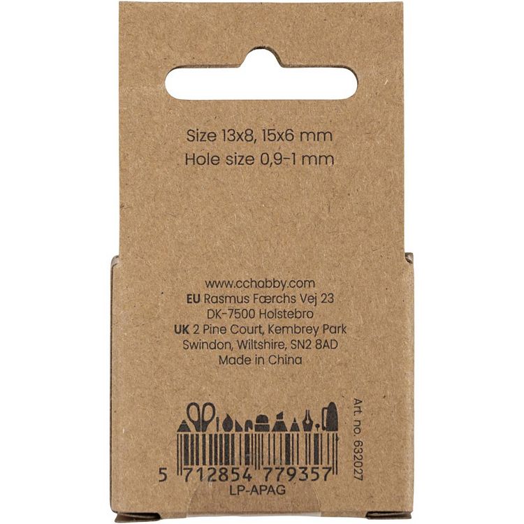 Produktbild: Creativ Company Achat Steinperlen, Gr&ouml;&szlig;e 13x8, 15x6 mm, Lochgr&ouml;&szlig;e 0,9-1 mm, Gr&uuml;n transparent, 28 Stk