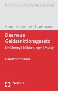 Produktbild: Das neue Geldsanktionsgesetz