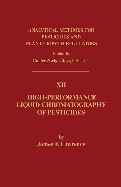 Produktbild: High-Performance Liquid Chromatography of Pesticides