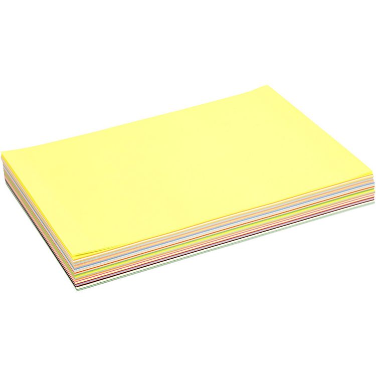 Creativ R Creativ Company Farbiges Papier, A4, Blatt 210x297 mm, 80 g, sortierte ...