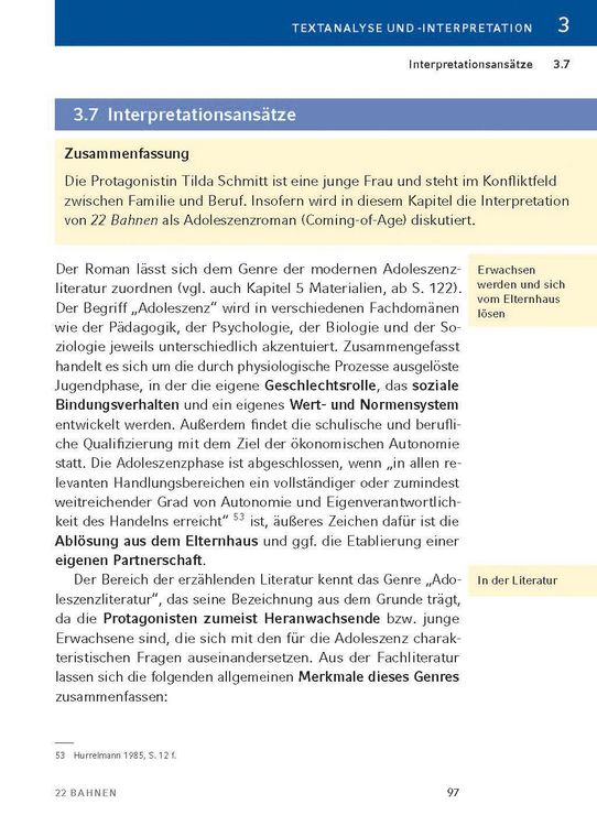 Produktbild: 22 Bahnen von Caroline Wahl