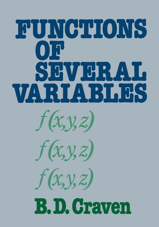 Produktbild: Functions of several variables