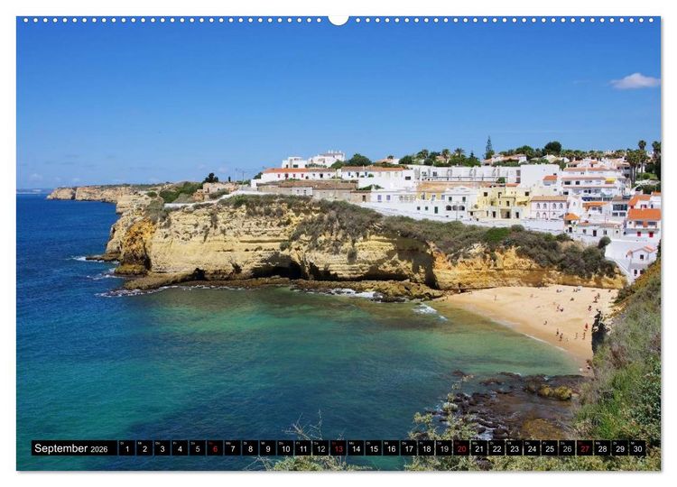 Produktbild: Algarve (hochwertiger Premium Wandkalender 2026 DIN A2 quer), Kunstdruck in Hochglanz