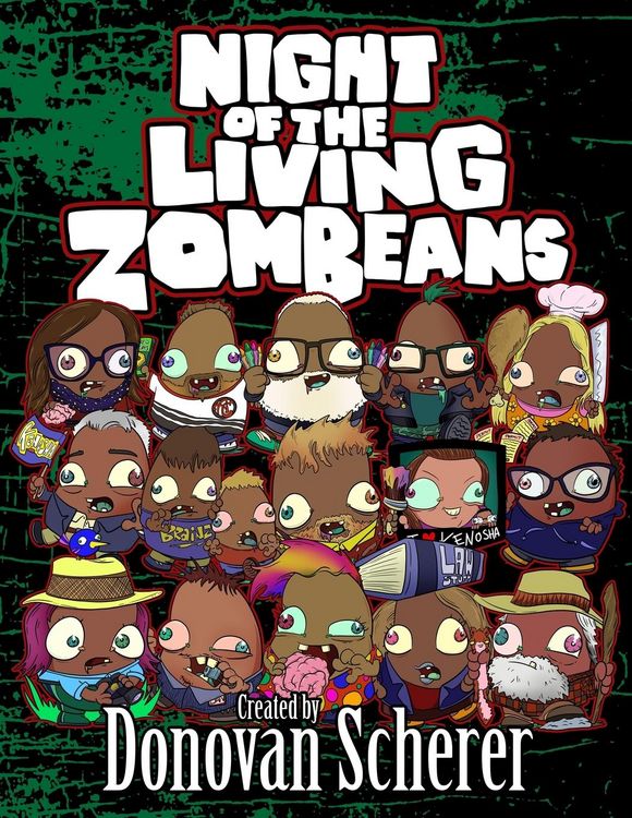 Produktbild: Night of the Living ZomBeans - A Coloring Book of Zombie Beans