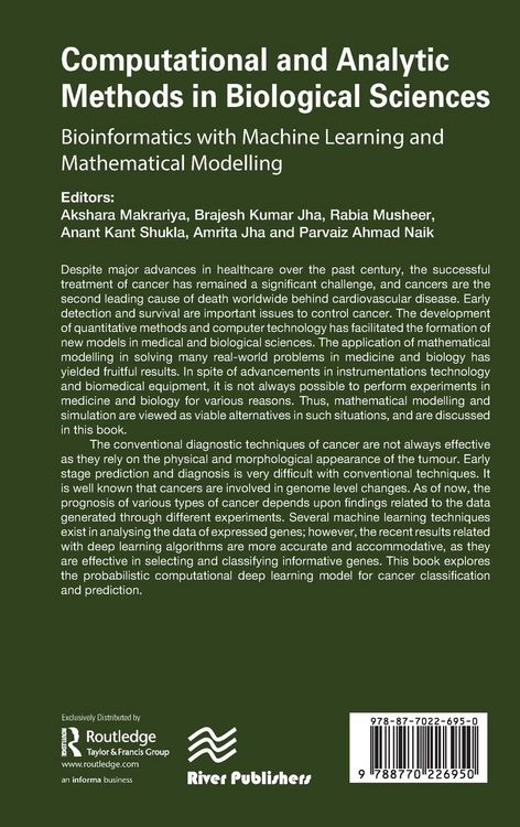 Produktbild: Computational and Analytic Methods in Biological Sciences