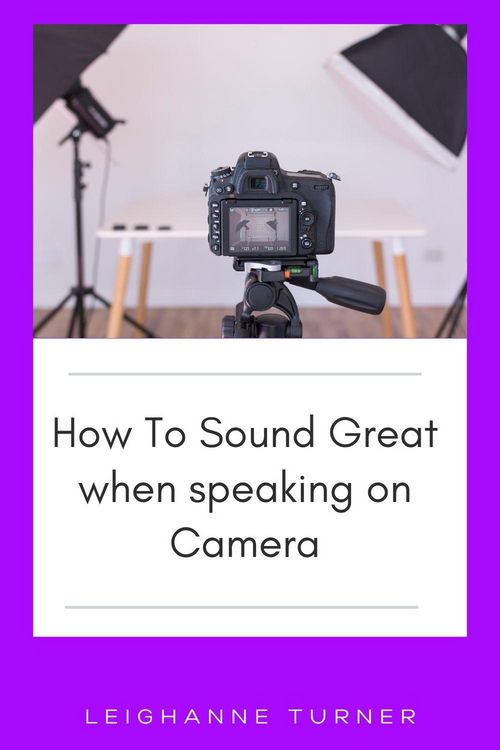 Produktbild: How To Sound Great When Speaking On Camera