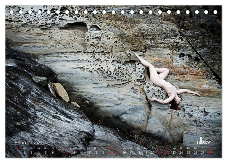 Produktbild: Poesie der Stille &ndash; Akt in der Natur (Tischkalender 2026 DIN A5 quer), CALVENDO Monatskalender