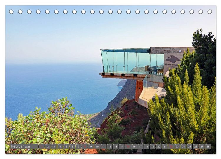 Produktbild: Wandern auf La Gomera (Tischkalender 2026 DIN A5 quer), CALVENDO Monatskalender