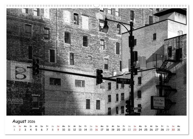Produktbild: Chicago 2026 (Wandkalender 2026 DIN A2 quer), CALVENDO Monatskalender