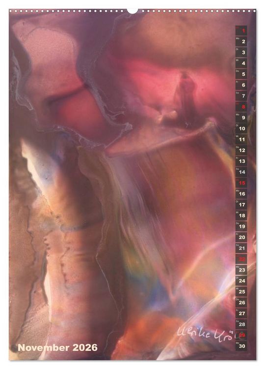 Produktbild: Encaustic-Malerei Kunstkalender 2026 (hochwertiger Premium Wandkalender 2026 DIN A2 hoch), Kunstdruck in Hochglanz