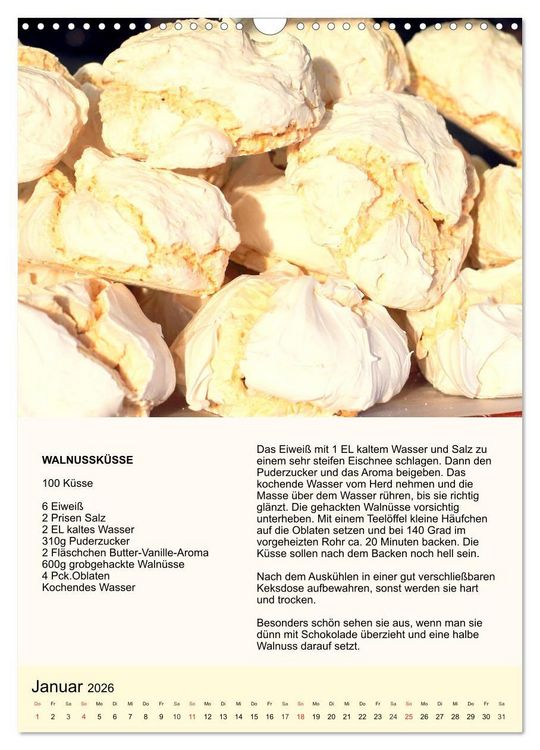 Produktbild: Pl&auml;tzchen. Kekse f&uuml;r das ganze Jahr! (Wandkalender 2026 DIN A3 hoch), CALVENDO Monatskalender