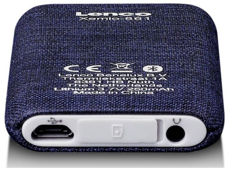 Produktbild: Lenco Xemio-861BU Tragbarer MP3-Player Blau