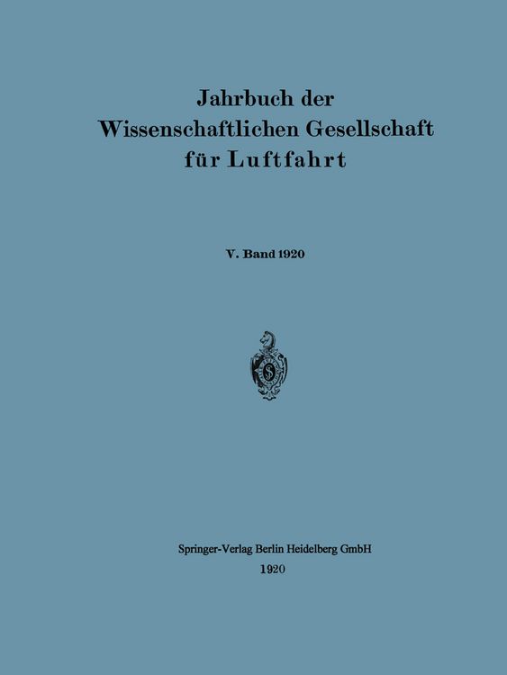 Produktbild: Jahrbuch der Wissenschaftlichen Gesellschaft f&uuml;r Luftfahrt