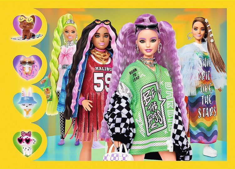 Produktbild: 4 in 1 Puzzle - Barbie