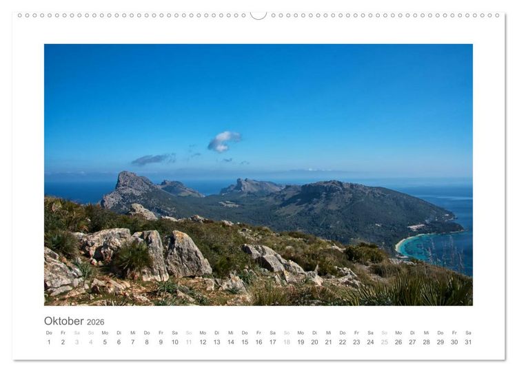 Produktbild: Mallorca - Impressionen (Wandkalender 2026 DIN A2 quer), CALVENDO Monatskalender