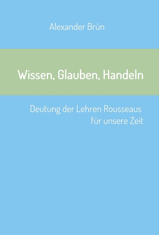 Produktbild: Wissen, Glauben, Handeln