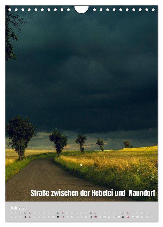 Produktbild: Traumpfade - Sch&ouml;ne Heimat Sachsen (Wandkalender 2026 DIN A4 hoch), CALVENDO Monatskalender