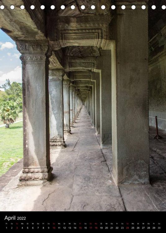 Produktbild: Kambodscha - K&ouml;nigreich der Tempel (Tischkalender 2022 DIN A5 hoch)