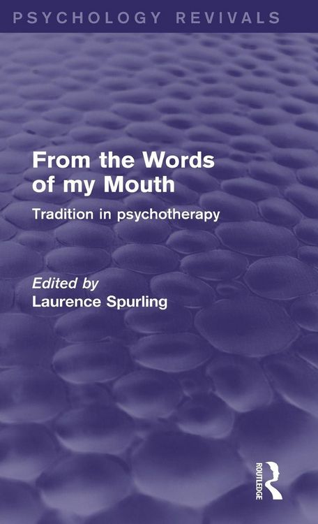 Produktbild: From the Words of my Mouth (Psychology Revivals)