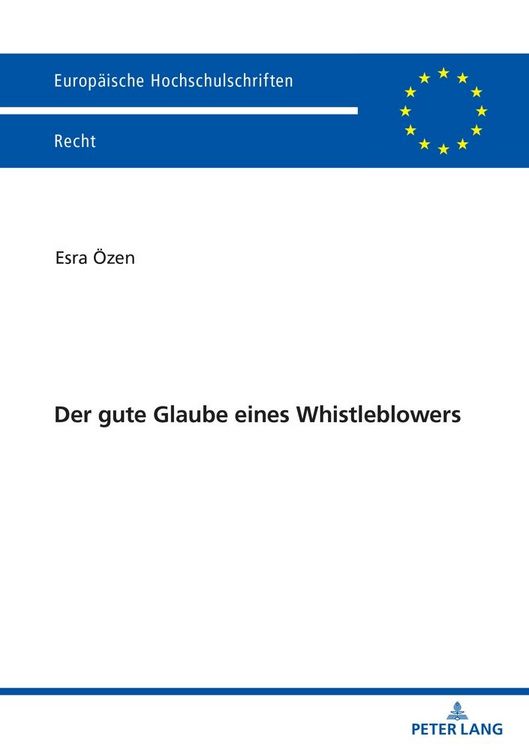 Produktbild: Der gute Glaube eines Whistleblowers