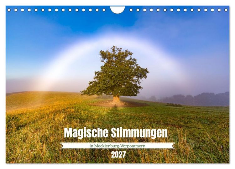 Produktbild: Magische Stimmungen in Mecklenburg-Vorpommern (Wandkalender 2027 DIN A4 quer), CALVENDO Monatskalender