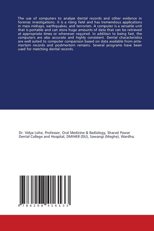 Produktbild: Utility of Computers in Forensic Odontology