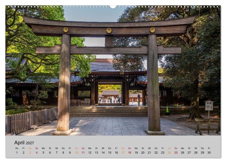 Produktbild: Tokio. Die faszinierende Metropole Japans (Wandkalender 2027 DIN A2 quer), CALVENDO Monatskalender