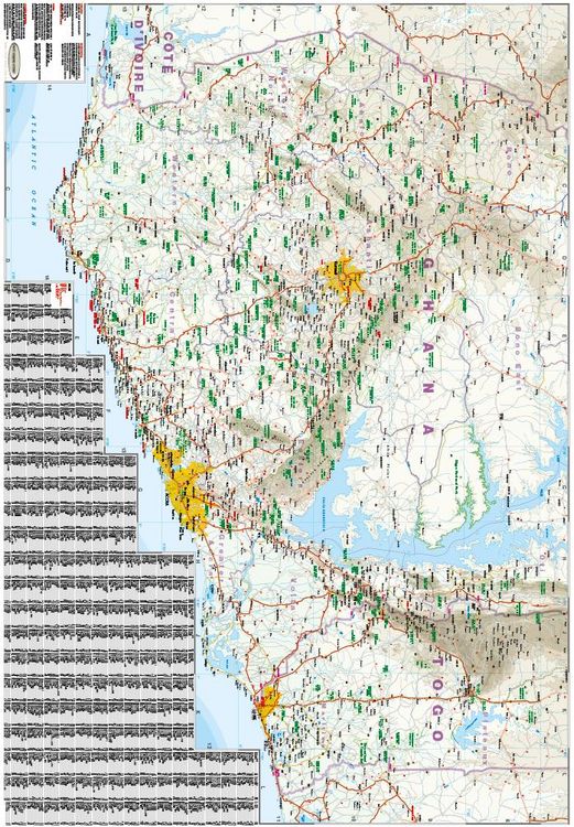 Produktbild: Reise Know-How Landkarte Ghana, Togo (1:600.000)