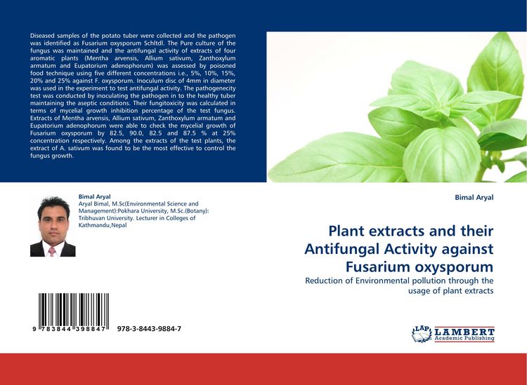 Produktbild: Plant extracts and their Antifungal Activity against Fusarium oxysporum