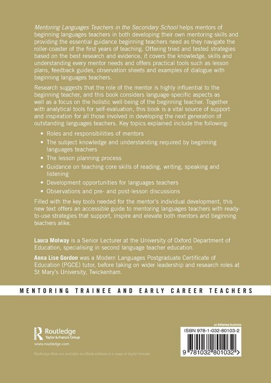 Produktbild: Mentoring Languages Teachers in the Secondary School