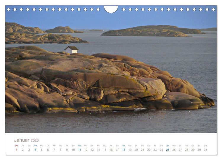Produktbild: Bohusl&auml;n - Idyllische Sch&auml;renlandschaft an Schwedens Westk&uuml;ste (Wandkalender 2026 DIN A4 quer), CALVENDO Monatskalender