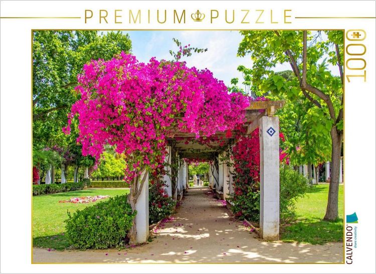 Produktbild: CALVENDO Puzzle Blumenpracht im Park Maria Luisa | 1000 Teile Lege-Gr&ouml;&szlig;e 64x48cm Foto-Puzzle f&uuml;r gl&uuml;ckliche Stunden