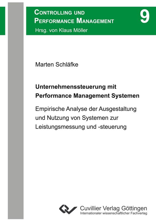 Produktbild: Unternehmenssteuerung mit Performance Management Systemen