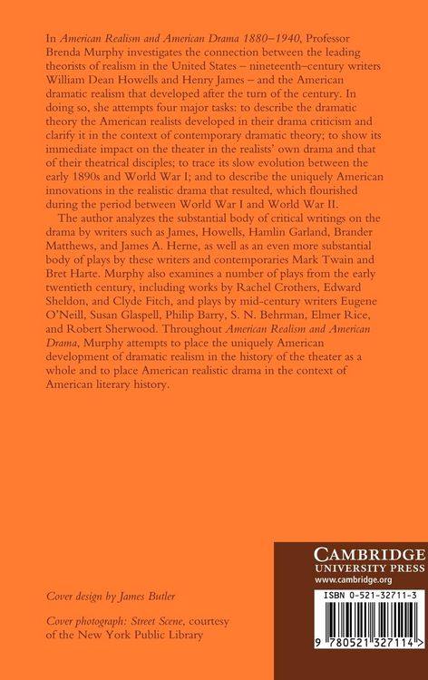 Produktbild: American Realism and American Drama, 1880 1940