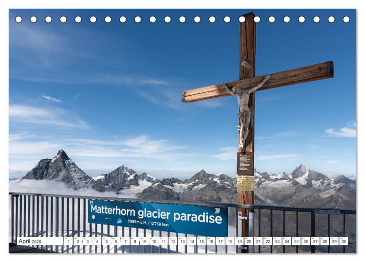 Produktbild: Matterhorn - Berg der Berge (Tischkalender 2026 DIN A5 quer), CALVENDO Monatskalender