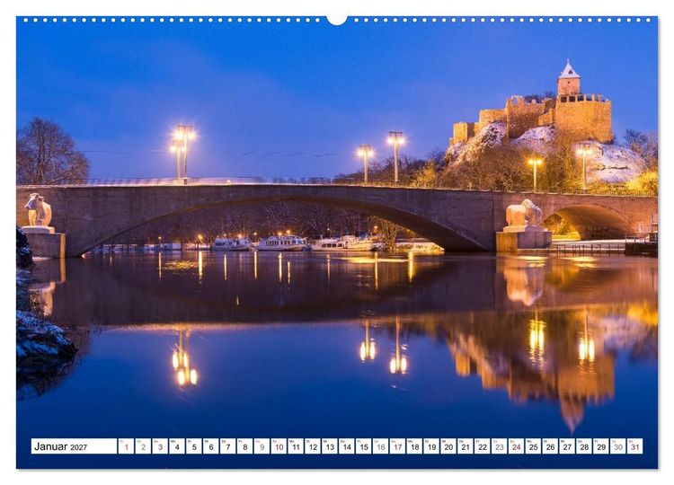 Produktbild: Sachsen-Anhalt - Schl&ouml;sser und Burgen (hochwertiger Premium Wandkalender 2027 DIN A2 quer), Kunstdruck in Hochglanz