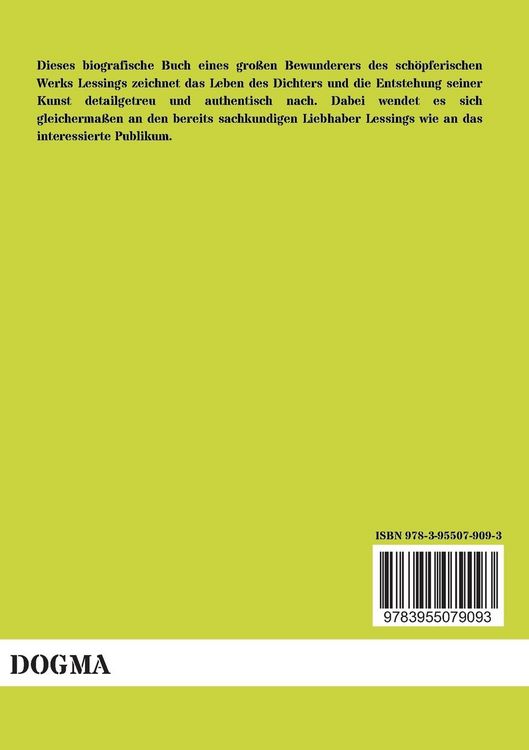 Produktbild: Lessings Leben und seine Werke