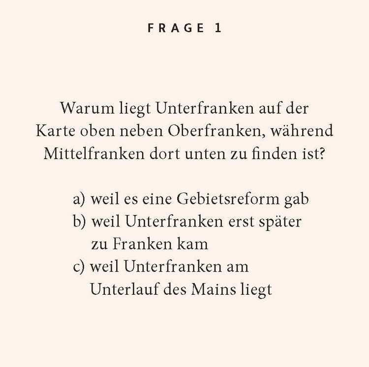 Produktbild: Unterfranken-Quiz